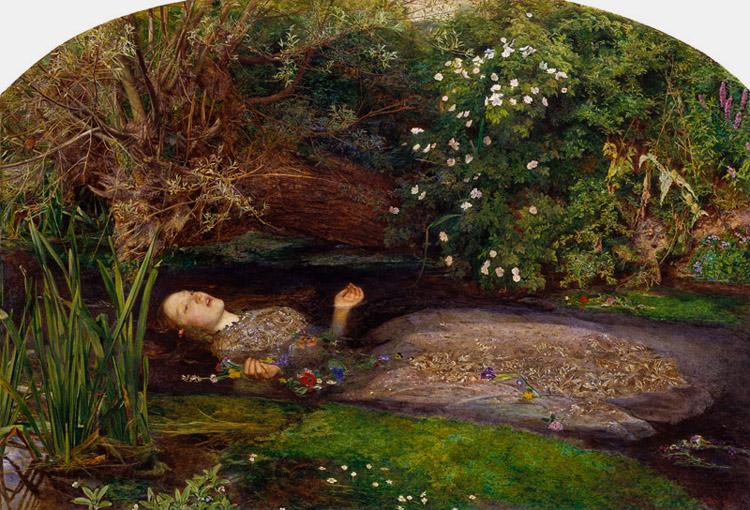 Sir John Everett Millais Ophelia (mk09) Spain oil painting art